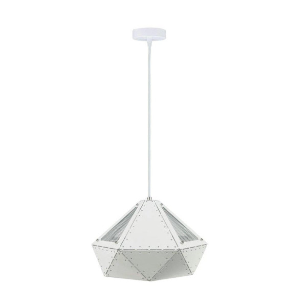 Lampa wisząca biała VT-7310 1xE27x60W wym: 120x31x31 cm V-TAC 857791
