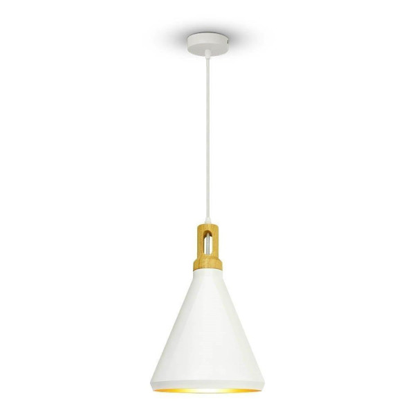 Lampa wisząca biała VT-7525 1xE27x60W wym: 120x25x25 cm V-TAC 851503