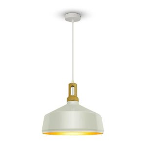 Lampa wisząca biała VT-7545 1xE27x60W wym: 110x35x35 cm V-TAC 851340