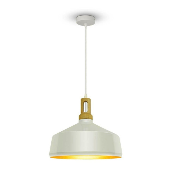 Lampa wisząca biała VT-7545 1xE27x60W wym: 110x35x35 cm V-TAC 851340