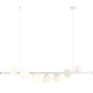 Lampa wisząca biała Wave 7xE14x10W wym: 166x168x32 cm Aldex 852577
