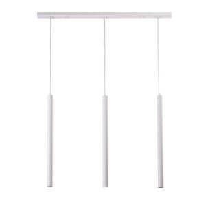 Lampa wisząca biała YABU 3xGU10x4W wym: 200x100x4 cm Shilo 846487