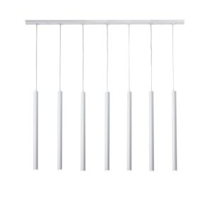 Lampa wisząca biała YABU 7xGU10x4W wym: 200x140x4 cm Shilo 846375