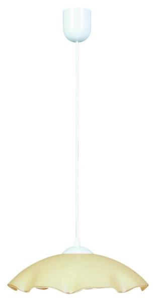 Lampa wisząca biało-beżowa DAMA 1xE27x60W wym: 70x32x32 cm Candellux 857857