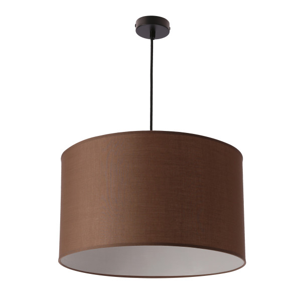 Lampa wisząca biało-brązowa ONDA 1xE27x60W wym: 90x40x40 cm Candellux 924014