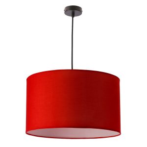 Lampa wisząca biało-czerwona ONDA 1xE27x60W wym: 90x40x40 cm Candellux 924111 Lampa wisząca biało-czerwona ONDA 1xE27x60W wym: 90x40x40 cm Candellux 924111