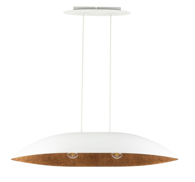 Lampa wisząca biało-miedziana Gondola 2xE27x15W Sigma Lighting 838050