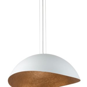 Lampa wisząca biało-miedziana Solaris 1xE27x15W Sigma Lighting 842001
