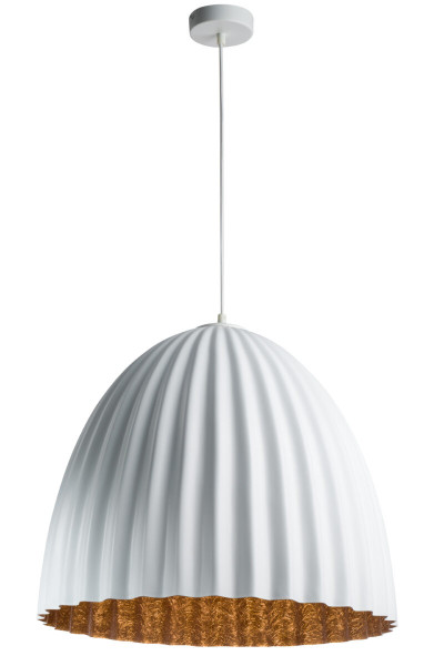 Lampa wisząca biało-miedziana Telma 1xE27x15W Sigma Lighting 836225