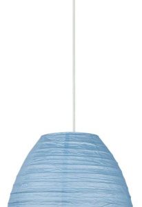 Lampa wisząca biało-niebieska Kokon 1xE27x60W wym: 120x40x40 cm Candellux 923509