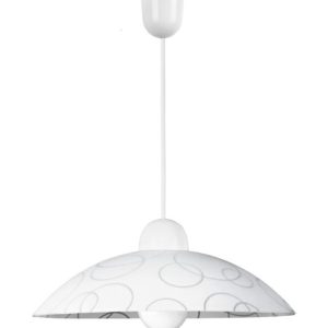 Lampa wisząca biało-przezroczysta Ada 1xE27x60W wym: 90x30x30 cm Rabalux 854704