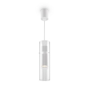 Lampa wisząca biało-przezroczysta Dynamics 1xGU10x50W Maytoni 854636