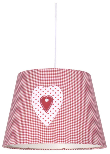 Lampa wisząca biało-różowa SWEET 1xE27x60W wym: 95x35x35 cm Candellux 924104