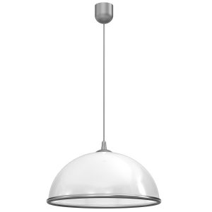 Lampa wisząca biało-srebrna Kuchnia 1xE27x15W wym: 90x41x41 cm Luminex 846548 Lampa wisząca biało-srebrna Kuchnia 1xE27x15W wym: 90x41x41 cm Luminex 846548