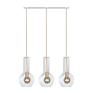 Lampa wisząca biało-złota ARVI 3xE27x60W wym: 110x75x20 cm Kaja 860135 Lampa wisząca biało-złota ARVI 3xE27x60W wym: 110x75x20 cm Kaja 860135