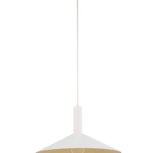 Lampa wisząca biało-złota CAPRI 1xE27x15W wym: 125x50x50 cm Sigma Lighting 838013 Lampa wisząca biało-złota CAPRI 1xE27x15W wym: 125x50x50 cm Sigma Lighting 838013