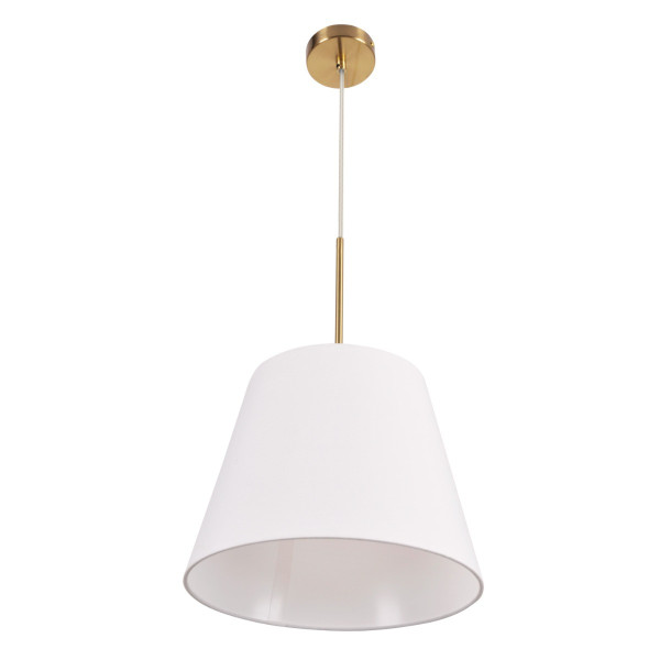 Lampa wisząca biało-złota ELEN 1xE27x20W wym: 150x30x30 cm Polux 854157