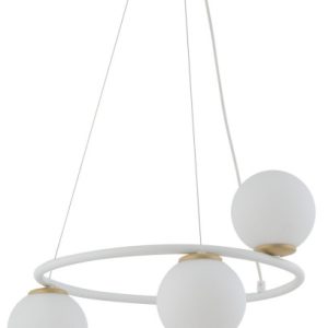 Lampa wisząca biało-złota Gama Koło 3xG9x12W Sigma Lighting 854352 Lampa wisząca biało-złota Gama Koło 3xG9x12W Sigma Lighting 854352