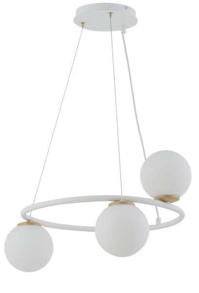 Lampa wisząca biało-złota Gama Koło 3xG9x12W Sigma Lighting 854352