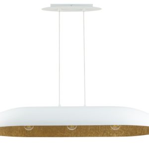 Lampa wisząca biało-złota Gondola 3xE27x15W Sigma Lighting 838052 Lampa wisząca biało-złota Gondola 3xE27x15W Sigma Lighting 838052