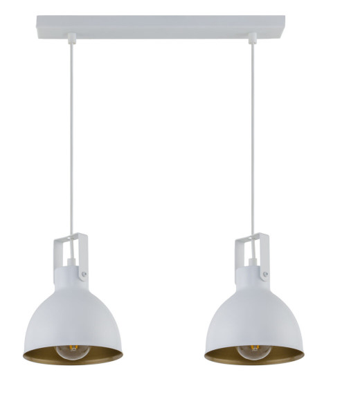 Lampa wisząca biało-złota Mars 2xE27x15W wym: 70x38x15 cm Sigma Lighting 841679
