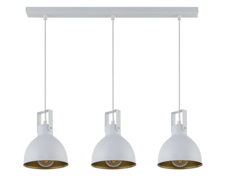 Lampa wisząca biało-złota Mars 3xE27x15W wym: 65x60x15 cm Sigma Lighting 841614