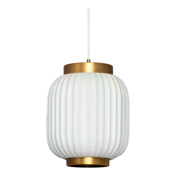 Lampa wisząca biało-złota Porcellado 1xE14x40W Abruzzo 852214