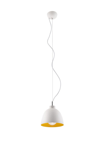 Lampa wisząca biało-złota SERENA 1xE27x60W Sollux Lighting 857837
