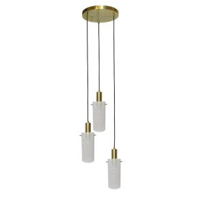 Lampa wisząca biało-złota Tirana 3xE27x40W wym: 150x40x40 cm Light Prestige 852251 Lampa wisząca biało-złota Tirana 3xE27x40W wym: 150x40x40 cm Light Prestige 852251