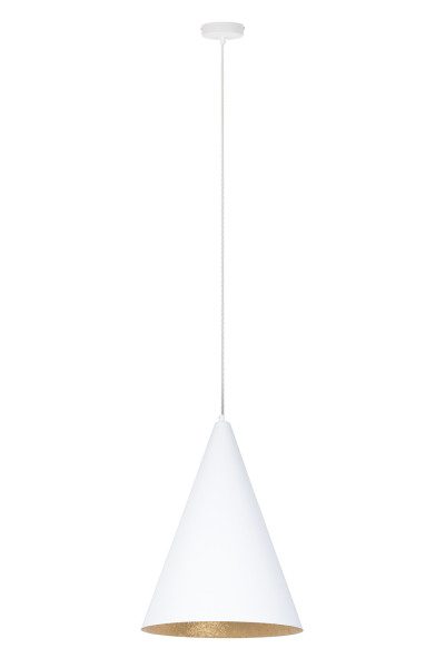 Lampa wisząca biało-złota VESUVIO 1xE27x15W Sigma Lighting 836378