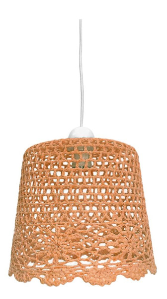 Lampa wisząca biało-żółta NONNA 1xE27x60W wym: 100x27x27 cm Candellux 924192
