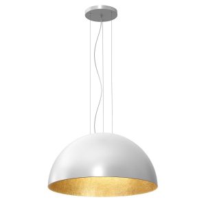 Lampa wisząca biały mat-złota Compo 1xE27x15W wym: 130x60x60 cm Luminex 847425 Lampa wisząca biały mat-złota Compo 1xE27x15W wym: 130x60x60 cm Luminex 847425