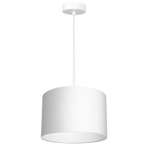 Lampa wisząca biały matowy Arden 1xE27x15W wym: 110x25x25 cm Luminex 845920 Lampa wisząca biały matowy Arden 1xE27x15W wym: 110x25x25 cm Luminex 845920