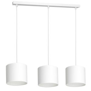 Lampa wisząca biały matowy Arden 3xE27x15W wym: 105x75x18 cm Luminex 846047 Lampa wisząca biały matowy Arden 3xE27x15W wym: 105x75x18 cm Luminex 846047