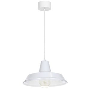Lampa wisząca biały matowy Class 1xE27x15W wym: 120x36x36 cm Luminex 847489