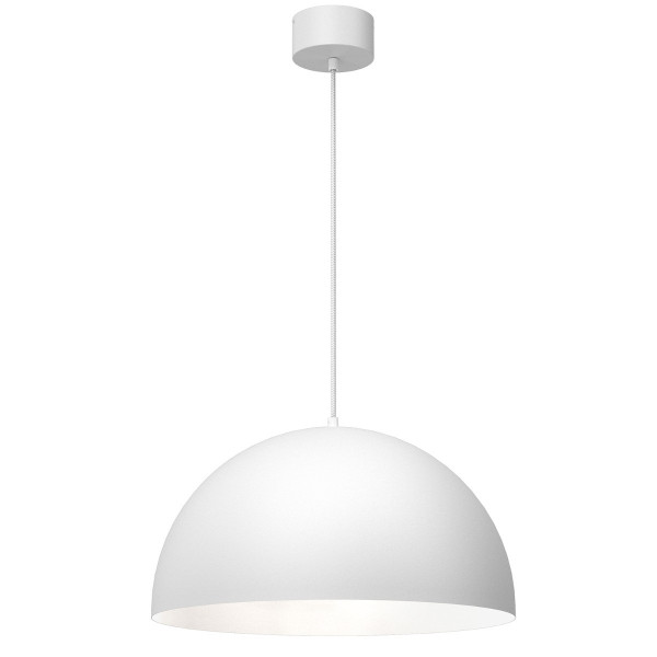 Lampa wisząca biały matowy Single 1xE27x15W wym: 145x50x50 cm Luminex 845677