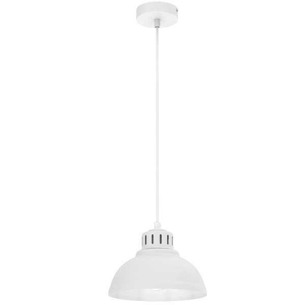 Lampa wisząca biały matowy Sven 1xE27x15W wym: 110x21x21 cm Luminex 846580