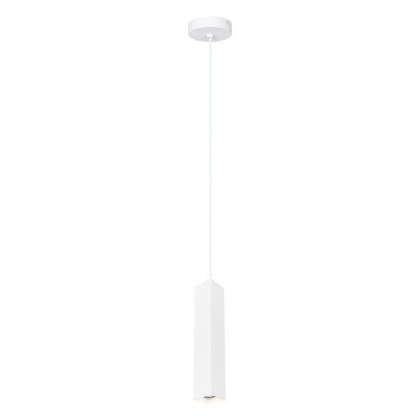 Lampa wisząca biały piaskowany ANDER 1xGU10x10W wym: 130x5,8x5,8 cm Italux 845234
