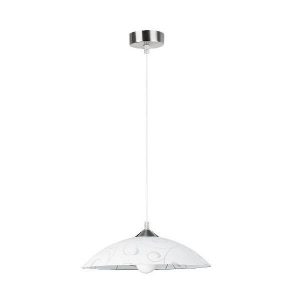 Lampa wisząca biały wzorzysty Harmony Lux 1xE27x60W Rabalux 953242