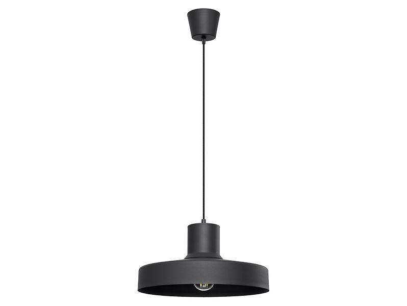 Lampa wisząca Bilo stalowa czarna 761382