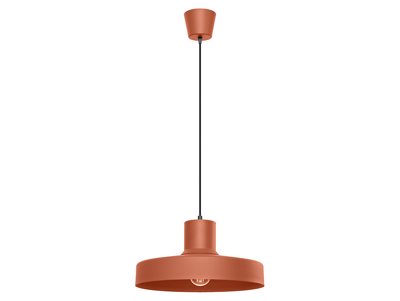 Lampa wisząca Bilo stalowa czerwona 761385