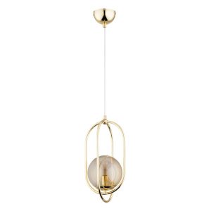 Lampa wisząca BINAR złoto-bursztynowy 1xE14x10W IP20 Alfa 986266 Lampa wisząca BINAR złoto-bursztynowy 1xE14x10W IP20 Alfa 986266