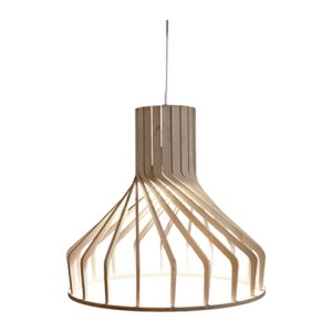 Lampa wisząca Bio ze sklejki beżowa 31831 Lampa wisząca Bio ze sklejki beżowa 31831