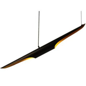 Lampa wisząca BLACK TUBE czarno złota 100 cm 217467