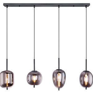 Lampa wisząca Blacky 4-punktowa szklana czarna 53451 Lampa wisząca Blacky 4-punktowa szklana czarna 53451