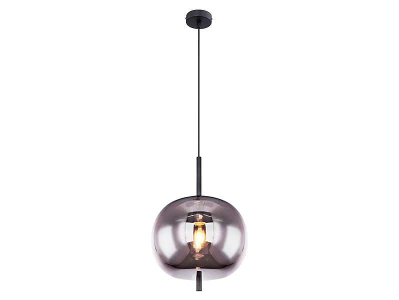 Lampa wisząca Blacky szklana czarna 53488