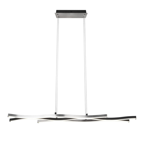 Lampa wisząca BLAZE srebrno-czarna-biała LED 3x35W 2700K-6400K 4300lm Trio 836105