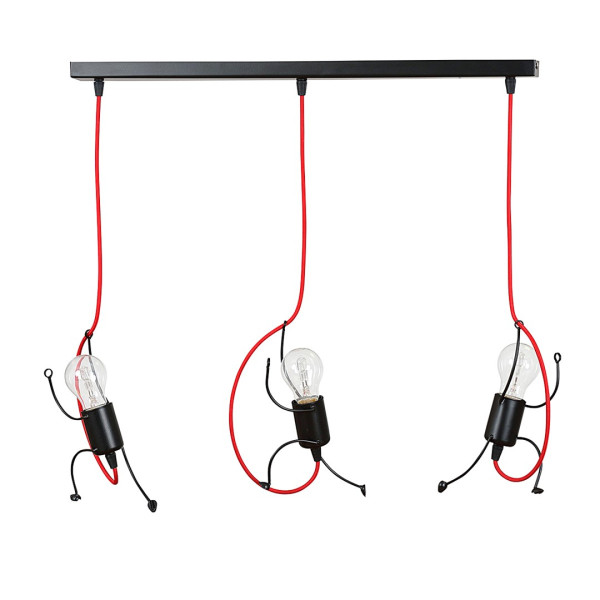 Lampa Wisząca Bobi 3 Black 752428