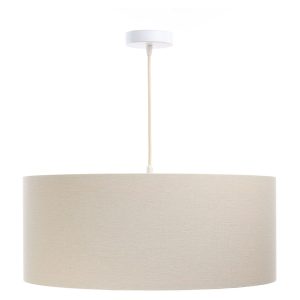 Lampa wisząca Boho 40 cm tkaninowa beżowa 55936 Lampa wisząca Boho 40 cm tkaninowa beżowa 55936