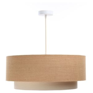 Lampa wisząca Boho 40 cm tkaninowa beżowa 55944 Lampa wisząca Boho 40 cm tkaninowa beżowa 55944